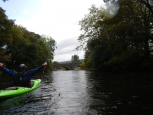 paddling the Wave Sport ethos past bala bridge in wales