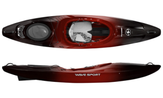 cherry bomb Wave Sport Ethos crossover kayak