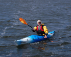 Bob enjoying a paddle on the Perception Expression 11 kayak