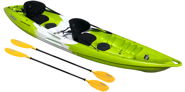 Deluxe package tandem sit on top from feelfree in green