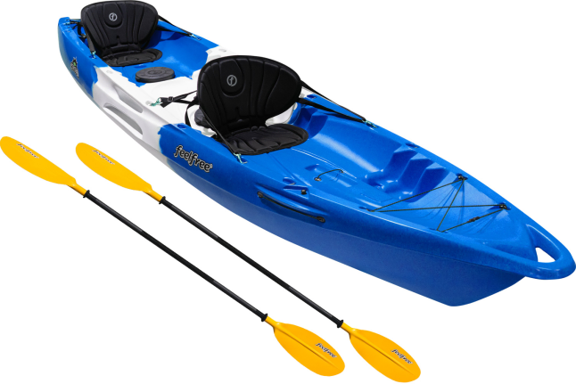 The Deluxe Package on the Feelfree Corona kayak