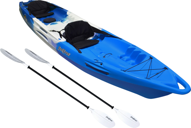 The Standard Package on the Feelfree Corona kayak