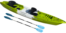 The Feelfree Corona V2 Package in the Lime/White/Lime colour
