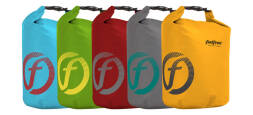 Feelfree Dry Tube 15 litre shown in various colours
