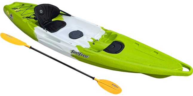 The Deluxe Package on the Feelfree Juntos kayak