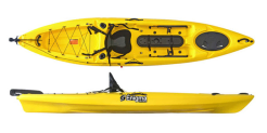 Enigma Kayaks Fishing Pro 12 Solo Sit On Top Fishing Kayak Yellow