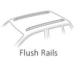 Thule 7106 Designed For Roof Racks On Vehicles With Flush Rails 