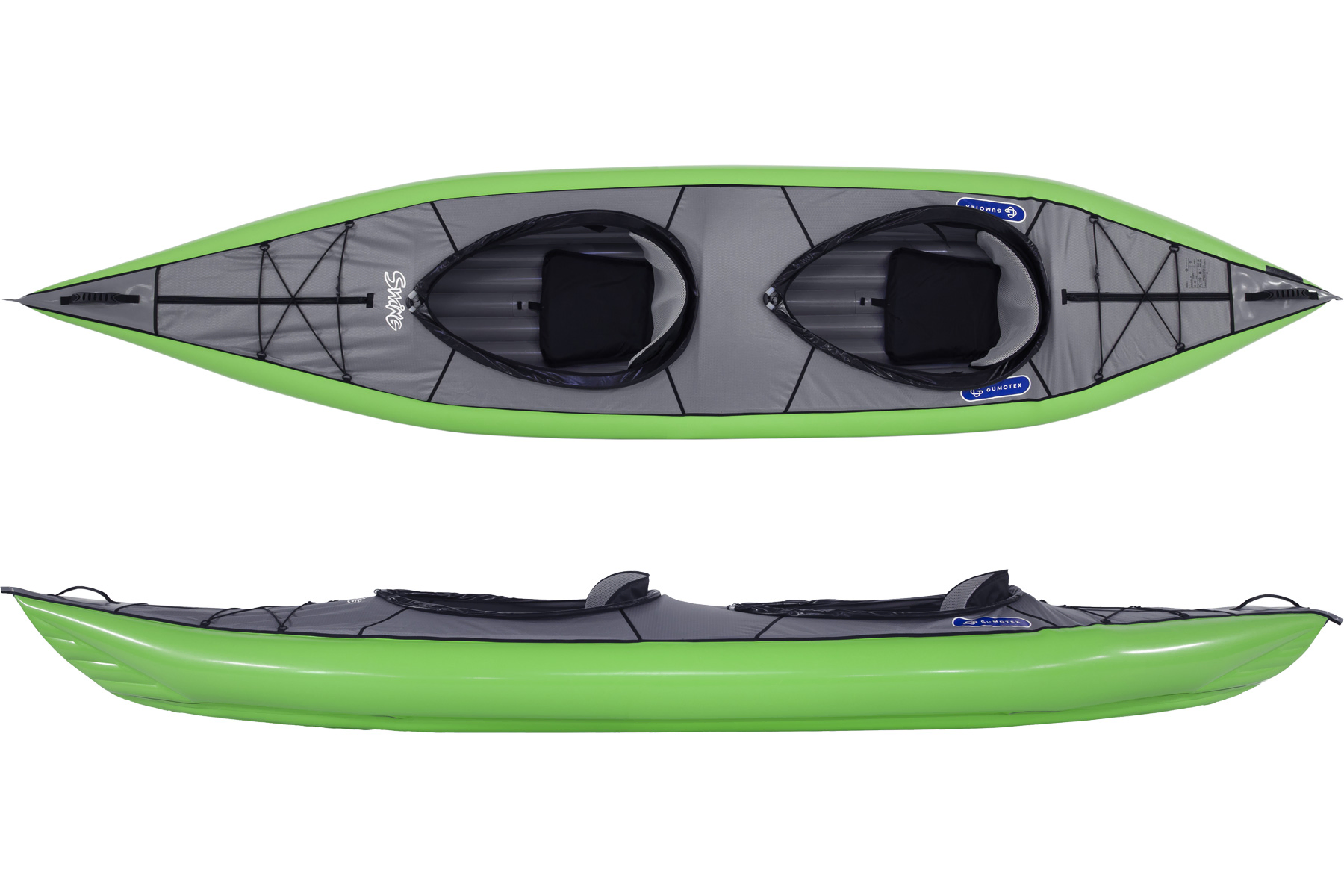 The Gumotex Swing 2 Inflatbale Touring Kayak