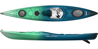 Wave Sport Hydra 125 Kayak in Midnight Mist