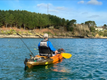 Kayak fishing from a Sea Ghost 110