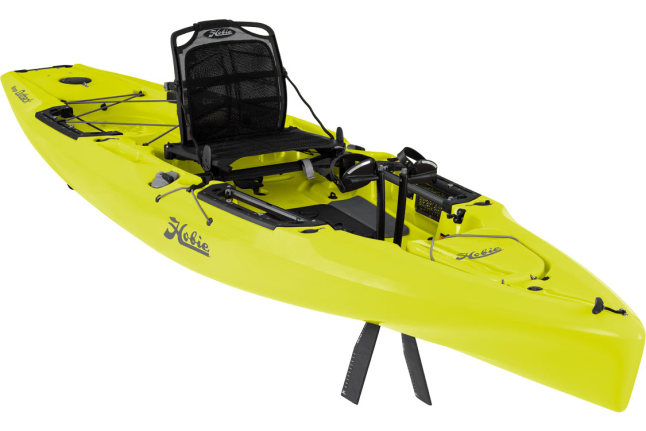 Hobie Mirage Outback Pedal Kayak shown in the Seagrass Green colour
