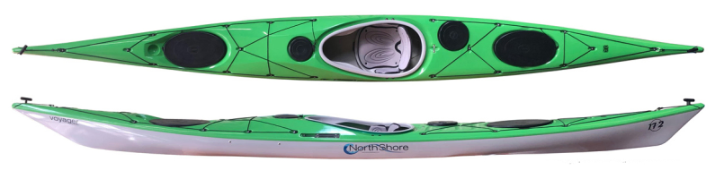 North Shore Voyager Evolution expedition ready composite sea kayaks