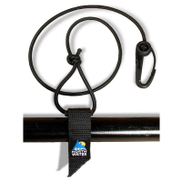 Sea kayaking paddle leashes