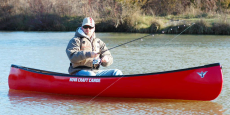 Canoe fishing on the Nova Craft Trapper 12