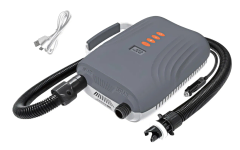 Rechargeable electric pump for SUPs and Kayaks