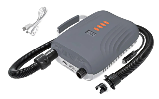 Rechargeable electric pump for SUPs and Kayaks