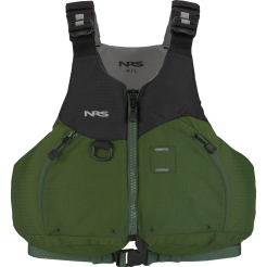 The NRS Ambient buoyancy aid in the Forest colour