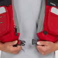 The NRS Odyssey PFD features a YKK front zip entry