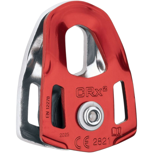 pulley for safety resuces shown in red