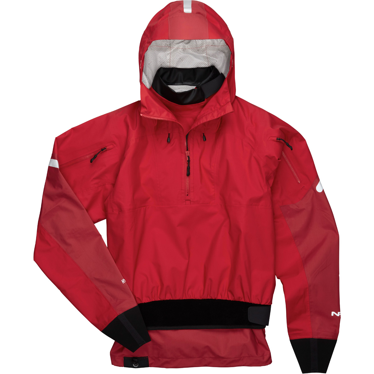 The NRS Riptide Jacket in the Red colour option