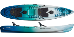 two man sit on top from ocean kayak Malibu