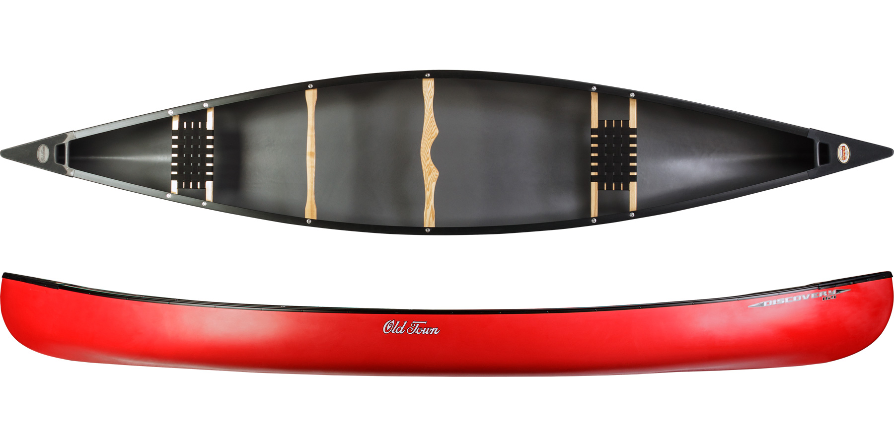 The Red Old Town Discovery 169 with Wood/Webbed Seats