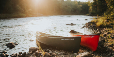 The Penobscot 164 canoe is great for river trips