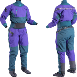 The Palm Atom Womens Suit in the Purple/Pine colour