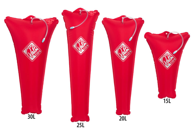 Palm Heavy Weight Buoyancy Bags For White Water Kayaks, displaces water inside your kayak in the event of a capsize