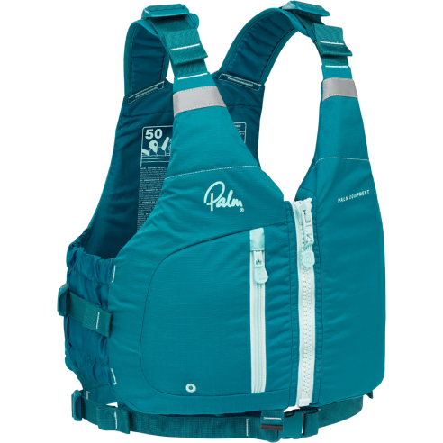 The Palm Meander Womens in the Teal colour