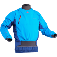 The Palm Surge Jacket in the Azure/Navy colour