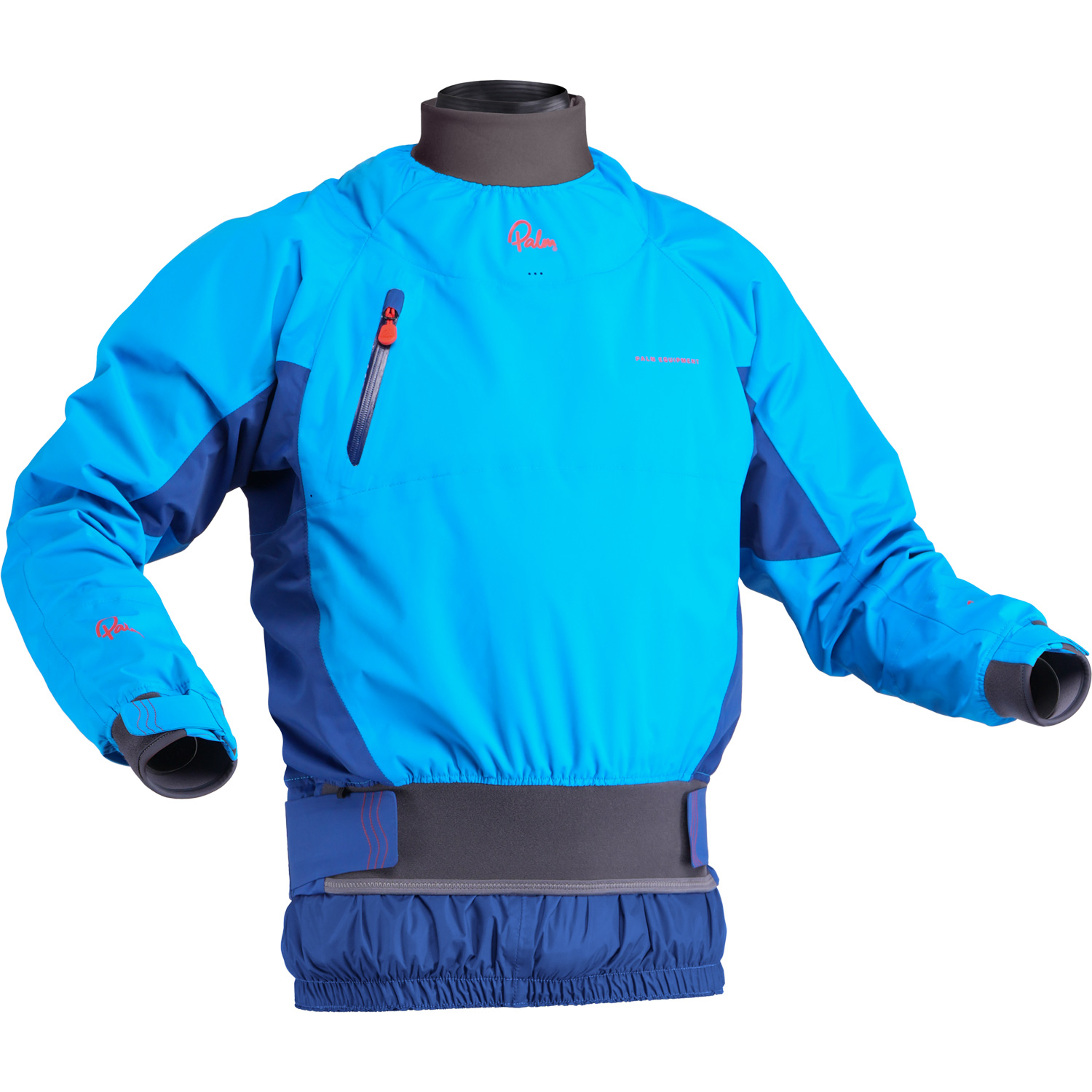 The Palm Surge Jacket in the Azure/Navy colour