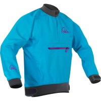 The Palm Vector Women's Jacket in the Aqua colour
