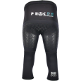 rear of the peak neoprene long shorts in the unisex sizing