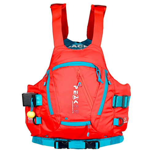 Peak River Guide Whitewater Buoyanacy Aid With Chest Harness - Red