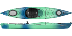 The Perception Carolina 12 kayak in the Mint colour