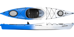 The Perception Carolina 12 kayak in the Sea Spray colour