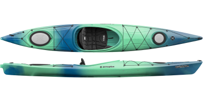 The Perception Carolina 14 kayak in the Mint colour