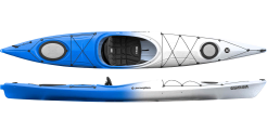 The Perception Carolina 14 kayak in the Sea Spray colour