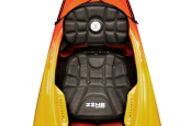 comfortable and adjustable dlx seat within the expression 11 from perception kayaks