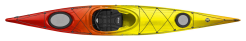 Perception Expression 14 Sunset Yellow/Orange Long Kayak For Touring Fresh Waters 