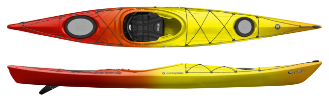 Perception Expression 14 - Long Day Touring Kayak Ideal For Fresh Water Paddling  