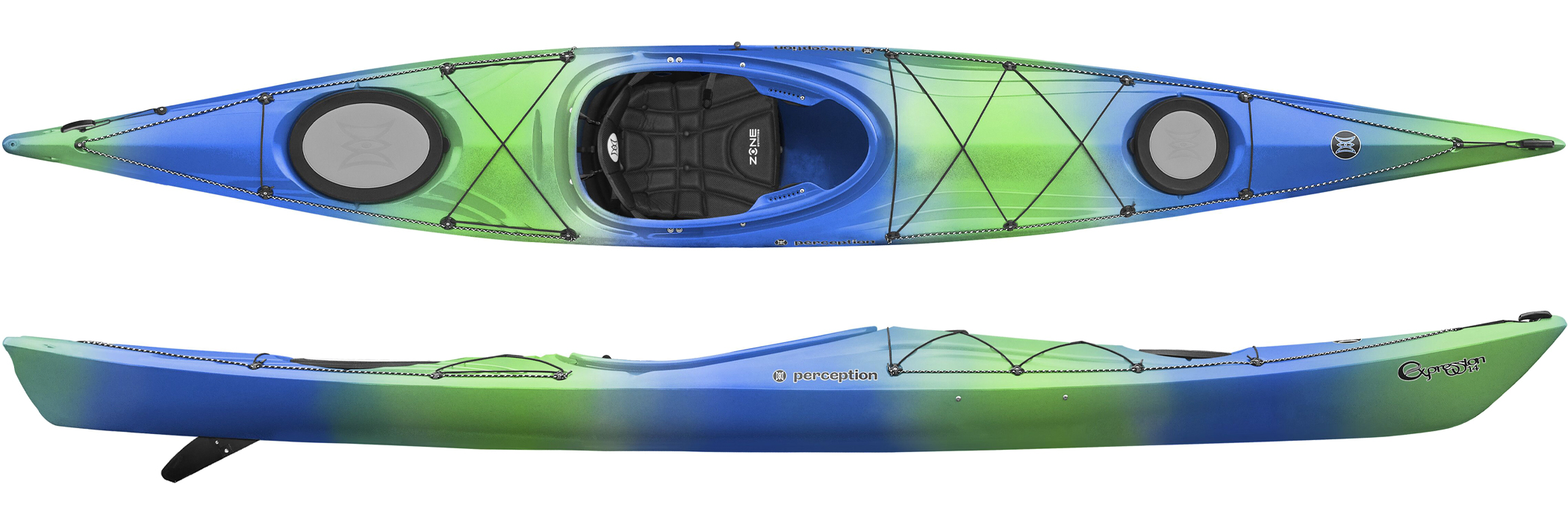 Perception Expression 14 - Deja Vu touring kayak