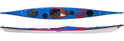A P&H Cetus in the Classic GRP option shown with a Blue finish