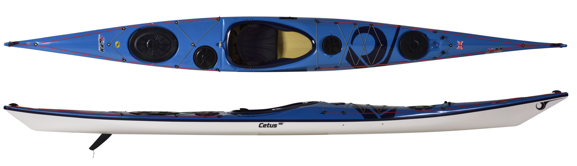 P&H Cetus MV fast and efficient performance sea kayak