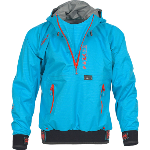 Waterproof and Windproof Peak UK Tourlite Hoody Jacket in Blue