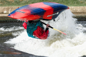 Paddling the Pyranha Helecton at HPP in Nottingham