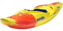 Pyranha ReactR white water kayak in Lava Blast