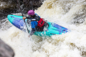 The Pyranha ReactR offers high performance for extreme whitewater kayaking