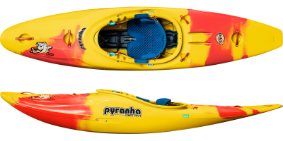 The Ripper 2 Elite from Pyranha Kayaks in Lava Blast